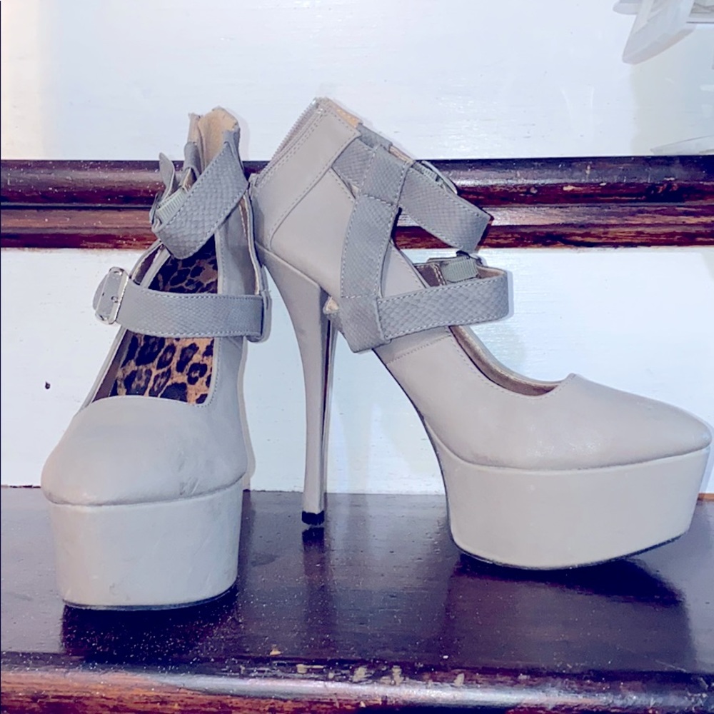 Sexy Grey Stilettos